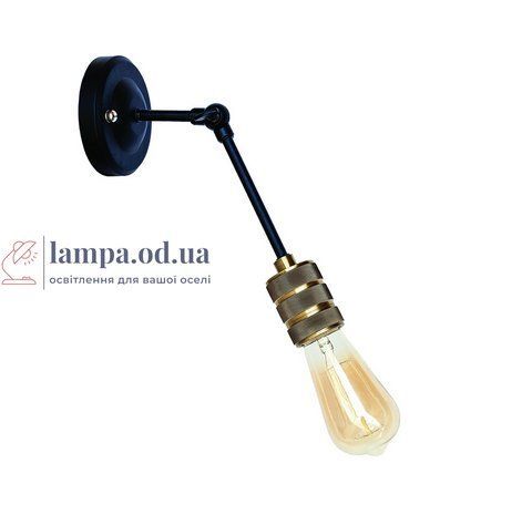 Бра настінне Levistella 752WG2103-1, E27, 60W, чорний, бронзовий метал, для дому LVS04242 фото