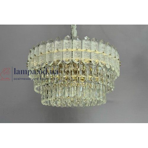 Каскадная хрустальная люстра Linisoln 6126-500 FG, 9xE14, золото, 50 см, 14-18 м&sup2; 6126-500 FG фото