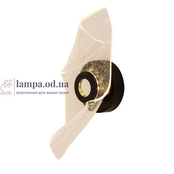 Настенный светильник LED Levistella 796W6392(2) BK, 4W, три режима цвета, черный металл, акрил LVS5826 фото