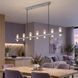 Хромована LED-люстра Levistella 788P10130-7L CH+CL, 26 Вт, 3 режими світла, для кімнати 30-40 м2. LVS7344 фото 1