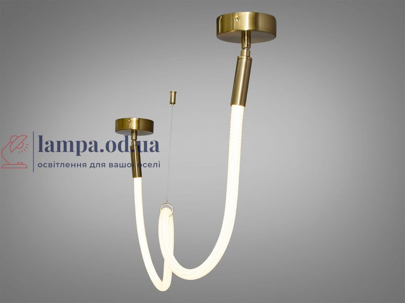 Стельова люстра LED Diasha 9610-1500GAB Мотузка 17W бронзова для коридору, вітальні, спальні, кухні, офісу 9610-1500GAB фото