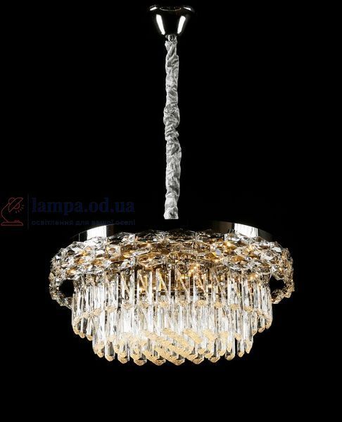 Splendid Ray LA7013/500/5+LED (CR), хромована кришталева люстра 50 см на 5 ламп з LED 30438707 фото