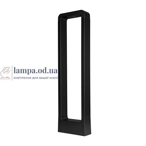 Вуличний LED стовп із прямокутною рамою Levistella 991L001 (600), 9 Вт, 4000K, чорний, висота 60 см, IP54 LVS7253 фото