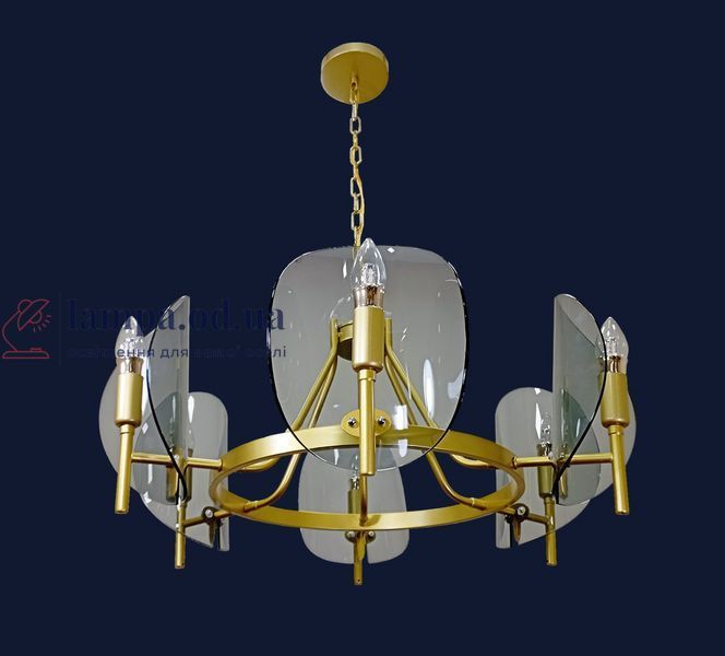 Потолочная люстра Levistella 756LPR0032-6 GD+BK, E14, золото/черный, современный стиль для дома LVS3777 фото