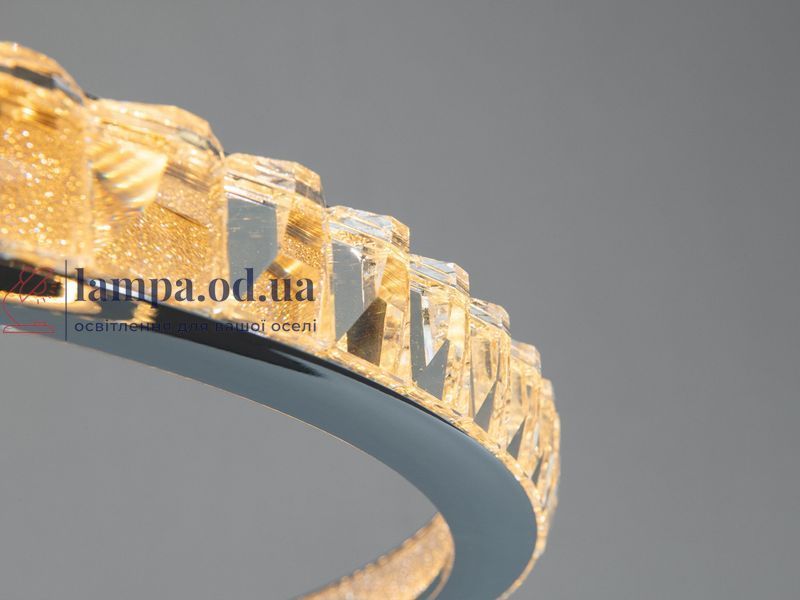 LED люстра кольца Diasha 66081/800+600+400CH хром 77 см 185W с пультом 20&ndash;30 кв.м. 66081/800+600+400CH фото