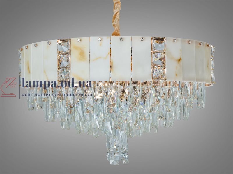Хрустальная люстра Diasha 6627-600G, золото, 15xE14, до 40 Вт/лампа, 63 см, до 30 м&sup2; 6627-600G фото