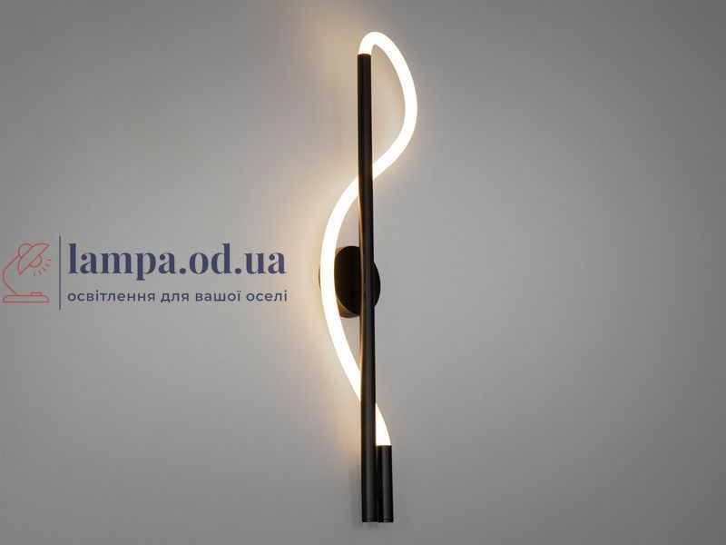 Бра настінне LED Diasha SY9607-BK 3color Ropelight, 14W, чорний, сучасний стиль, IP20, 770 лм SY9607-BK 3color фото