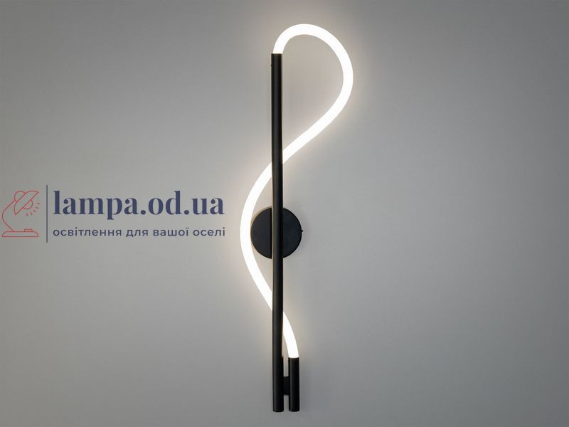 Бра настінне LED Diasha SY9607-BK 3color Ropelight, 14W, чорний, сучасний стиль, IP20, 770 лм SY9607-BK 3color фото