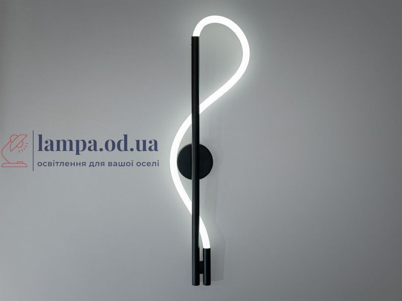 Бра настінне LED Diasha SY9607-BK 3color Ropelight, 14W, чорний, сучасний стиль, IP20, 770 лм SY9607-BK 3color фото