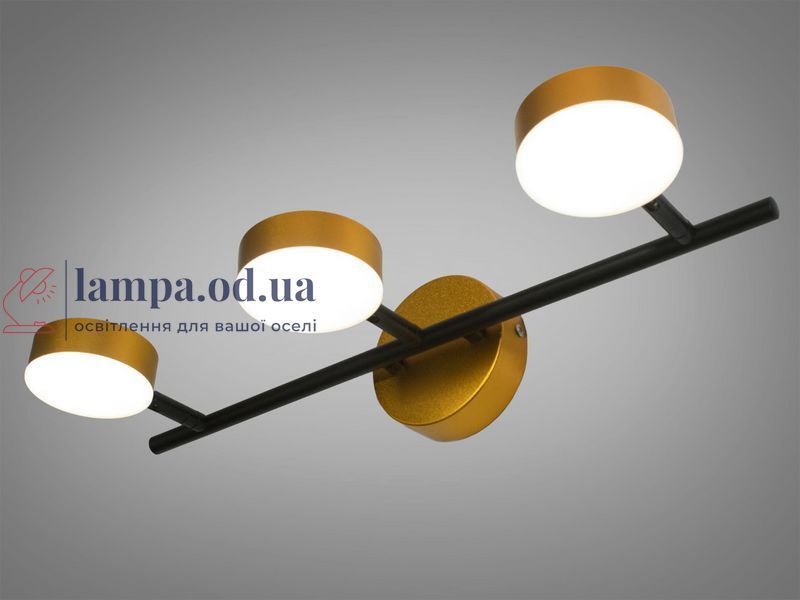 Підсвічування для дзеркал і картин LED Diasha 051/3, 9W, 3200K-6000K, металеве, поворотне, 46 см 051/3 фото
