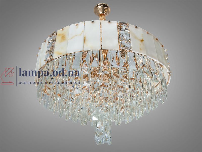 Хрустальная люстра Diasha 6627-600G, золото, 15xE14, до 40 Вт/лампа, 63 см, до 30 м&sup2; 6627-600G фото