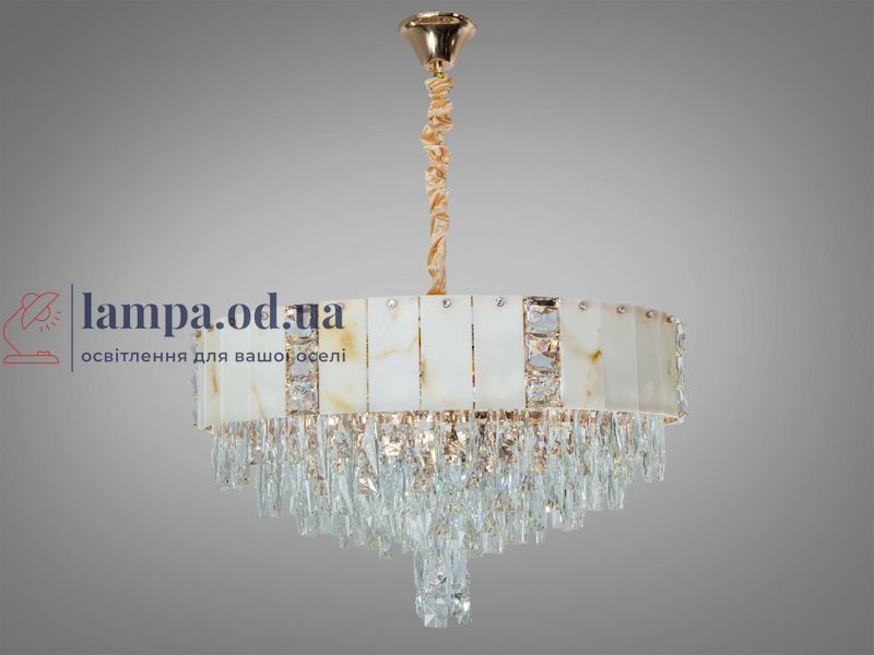 Хрустальная люстра Diasha 6627-600G, золото, 15xE14, до 40 Вт/лампа, 63 см, до 30 м&sup2; 6627-600G фото