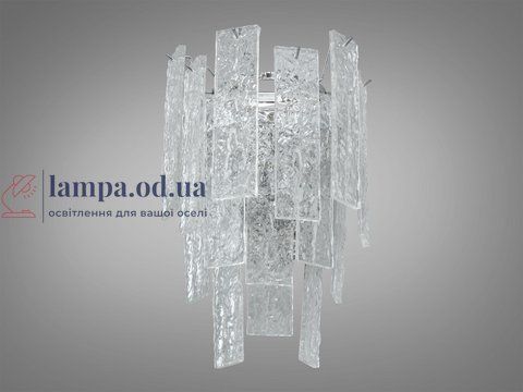 Бра класичне Diasha 818/2CH 2 лампи E14, 40W, хром, для коридору, вітальні, спальні 818/2CH фото