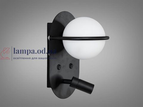 Настенное бра LED Diasha F3776BK, 2W, черный+белый, металл+акрил, стиль лофт F3776BK фото