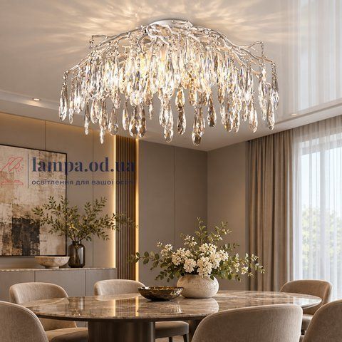 Хрустальная люстра Splendid Ray LP8083/D800/9 (WT), 9&times;E14, 20-30 м&sup2; 30439999 фото