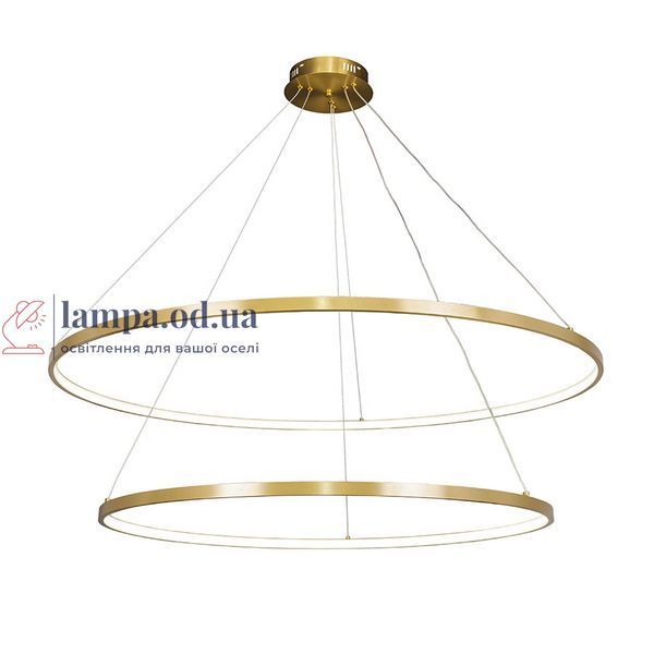 Потолочная люстра LED Levistella 7529832-2A BRONZE LED (800+1000), 130W, диаметр 800/1000 мм, бронзовый металл LVS5185 фото