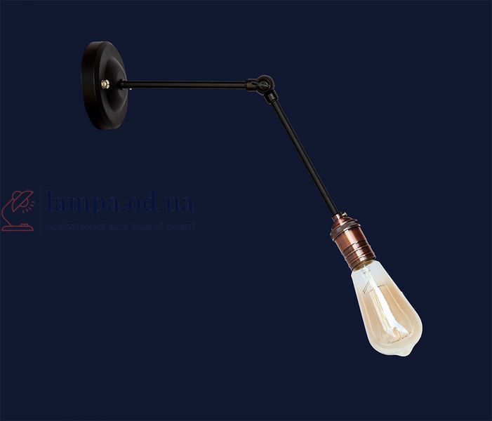 Настенный светильник Levistella 752WT1705-1, E27, 60W, черный, современный стиль LVS04510 фото