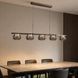 Світлодіодна люстра підвісна Artlight LQ7125-5L з п'ятьма графітовими плафонами, 29W LQ7125-5L фото 1