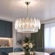 Підвісна кришталева люстра Splendid Ray LM2333/450/10 SGD у золотому кольорі для вітальні та спальні 30433788 фото 1
