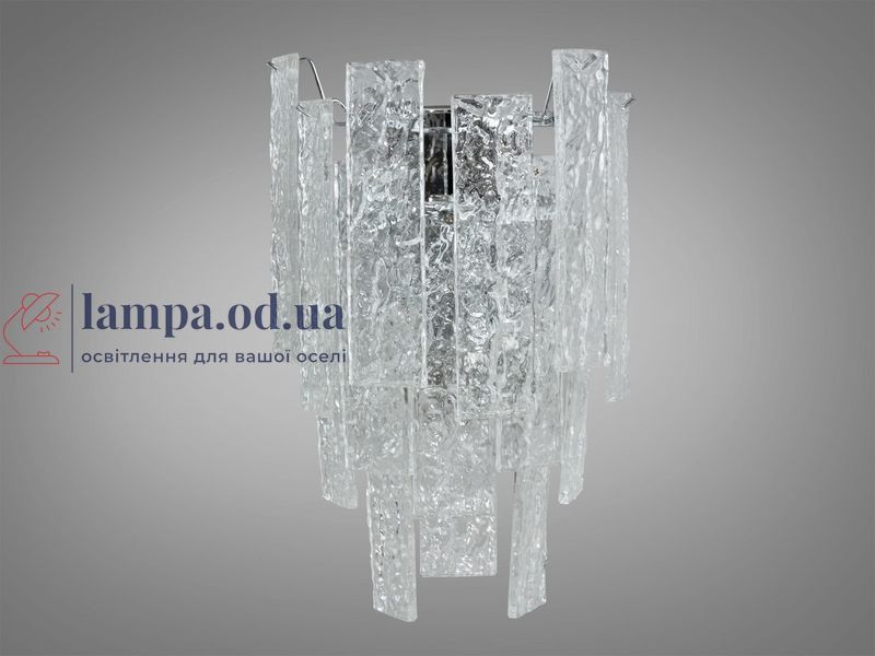 Бра класичне Diasha 818/2CH 2 лампи E14, 40W, хром, для коридору, вітальні, спальні 818/2CH фото