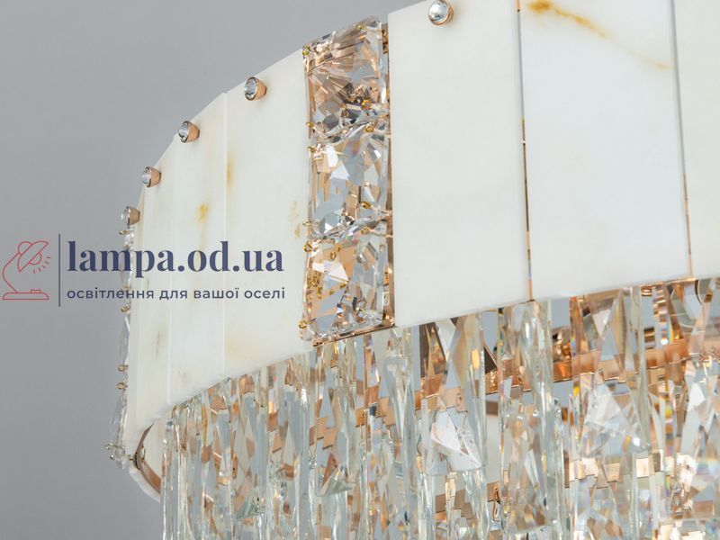 Хрустальная люстра Diasha 6627-800G, золото, 20xE14, до 40 Вт/лампа, 80 см, до 40 м&sup2; 6627-800G фото