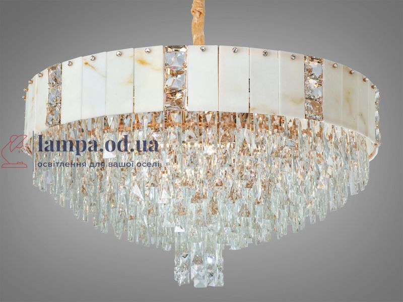 Хрустальная люстра Diasha 6627-800G, золото, 20xE14, до 40 Вт/лампа, 80 см, до 40 м&sup2; 6627-800G фото