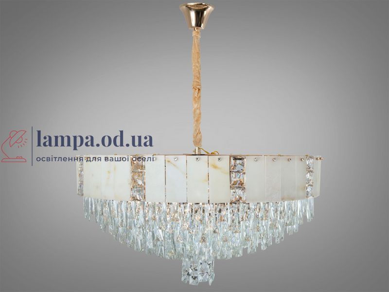 Хрустальная люстра Diasha 6627-800G, золото, 20xE14, до 40 Вт/лампа, 80 см, до 40 м&sup2; 6627-800G фото