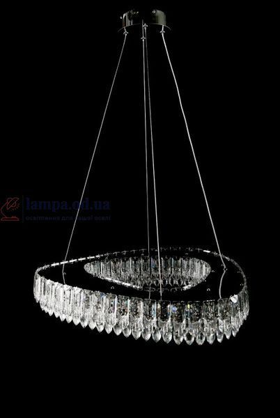 Світлодіодна люстра з кришталем L7069/600/1 LED (CH+clear) 30436255 фото