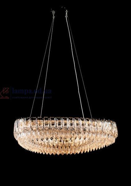 Світлодіодна люстра з кришталем L7069/600/1 LED (CH+clear) 30436255 фото