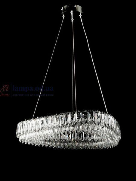 Світлодіодна люстра з кришталем L7069/600/1 LED (CH+clear) 30436255 фото