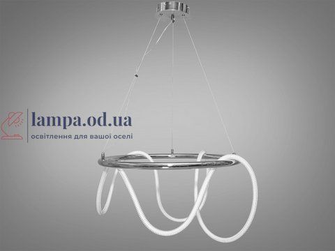Стельова люстра LED Diasha 9752-D600CH Мотузка, 32W, срібляста, регульована висота, для коридору та вітальні 9752-D600CH фото