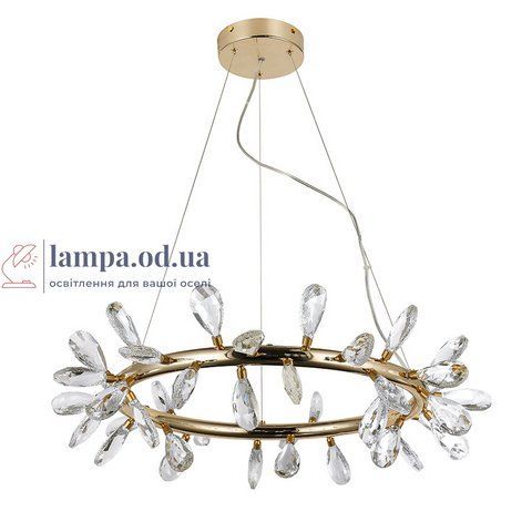 Потолочная люстра LED Levistella 7856601-42 (700)FGD+CL, 40W, золотая, современный стиль LVS5216 фото