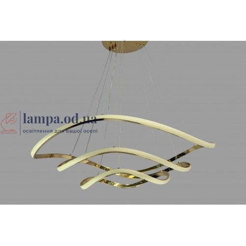 Светодиодная подвесная люстра Linisoln 1052-80*60*40 металл, акрил, LED-лента, 80*60*40 см, 2 лампы 1052-80*60*40 FG фото