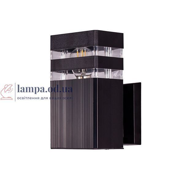 Вуличне фасадне бра Levistella 99158-1, 1 лампа E27, чорне, 11 x 19 см, IP54 LVS7255 фото