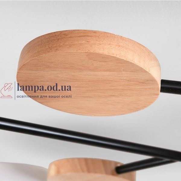 Світлодіодна LED люстра Linisoln Dim 9609/5+1BK Dim 9609/5+1BK фото
