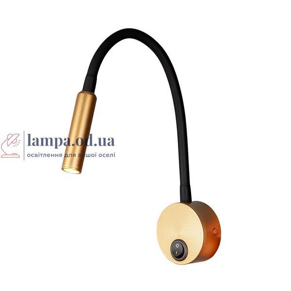Настенное LED-бра Levistella 920V1501 AB+BK, бронза и чёрный, 3 Вт, 4000 К, 6&times;43 см LVS6389 фото