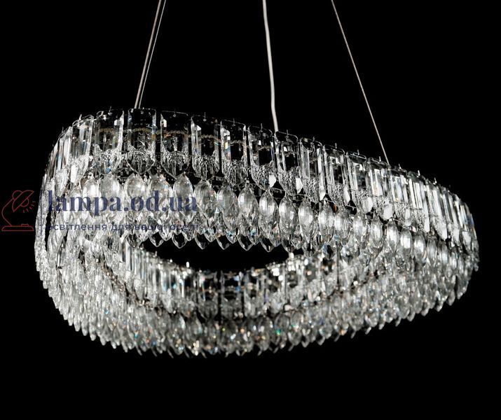 Світлодіодна люстра з кришталем L7069/600/1 LED (CH+clear) 30436255 фото