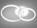 Люстра потолочная Diasha 2526/2WH LED 3color белая 2 кольца пульт 2526/2WH LED 3color dim фото 4