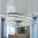 Світлодіодна люстра з кришталем L7069/600/1 LED (CH+clear)