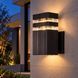 Вуличне фасадне бра Levistella 99158-1, 1 лампа E27, чорне, 11 x 19 см, IP54 LVS7255 фото 1