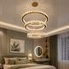 Подвесная LED-люстра Diasha 7895/800+600+400S-gold для гостиной, зала и лестницы, хрусталь, 95 W, 75 см, 16-25m2 7895/800+600+400S-gold фото 1