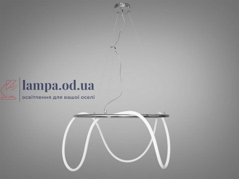 Люстра стельова LED Diasha SY9752-D800CH Шланг, 48W, хром, сучасний стиль для коридору, спальні, кухні SY9752-D800CH фото