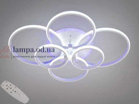 Потолочная LED люстра Diasha 2526/6WH LED 3color белая 135Вт пульт диммер 2526/6WH LED 3color dim фото