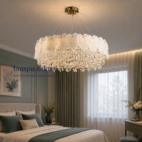 Підвісна кришталева люстра Splendid Ray LM2328/800/10 SGD з регулюванням висоти 30433870 фото