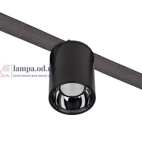 Трековый светильник LED Levistella 78012-BL04, 12W, 4000K, черный, алюминий, для текстильных трековых систем LVS4989 фото