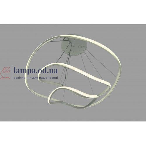 Люстра світлодіодна підвісна Linisoln 1052-80*60*40 WH метал, акрил, білий, 2 лампи 1052-80*60*40 WH фото