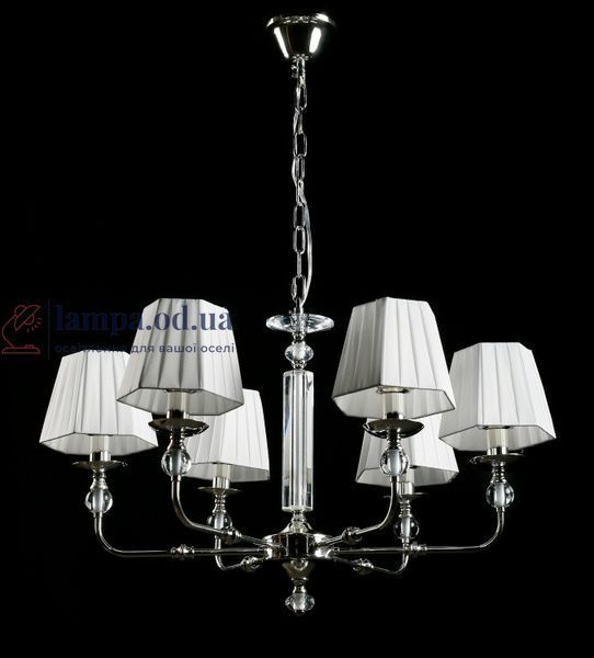 Классическая подвесная люстра для гостиной Splendid Ray L85005/6 (SL) E14 на 6 ламп хром до 22 м&sup2; 30434000 фото