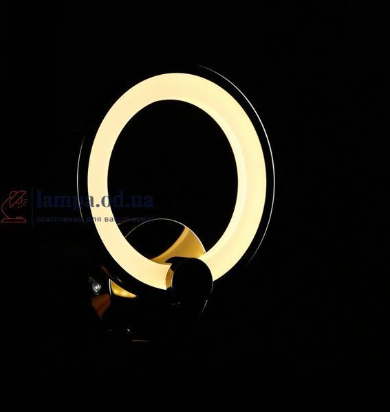 Настенное бра LED Splendid Ray BK237/1, 1 лампа, черный/белый, металл/акрил, современный стиль 30397518 фото