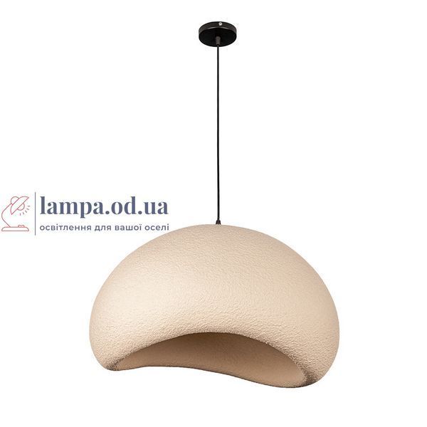 Подвесная дизайнерская люстра с объемным плафоном Levistella 909XL3561 (600) BEIGE, 1xE27, бежевый, 60 см LVS6802 фото