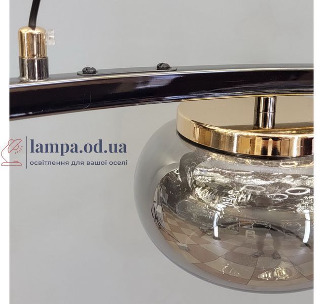 Світлодіодна люстра підвісна Artlight LQ7125-8 з вісьма графітовими плафонами, 50W LQ7125-8 фото
